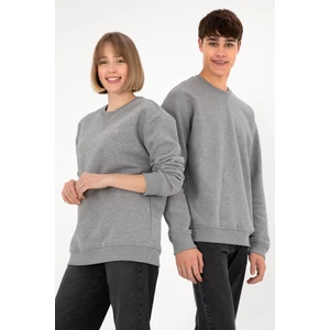 U.S. Polo Assn. Erkek Gri Melanj Sweatshirt 50295148-VR086
