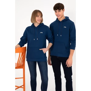 U.S. Polo Assn. Erkek İndigo Basic Sweatshirt 50295176-VR028