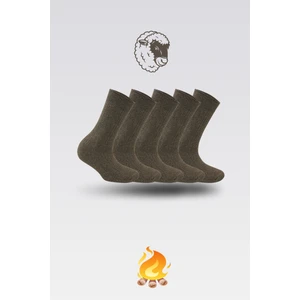 Nova Socks 5'li Kışlık Lambswool Kadın Yün Çorap