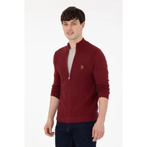 U.S. Polo Assn. Erkek Bordo Hırka (Triko) 50288871-VR014