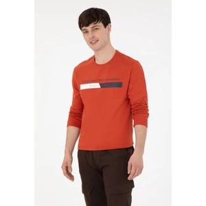 U.S. Polo Assn. Erkek Kiremit Sweatshirt 50290009-VR031