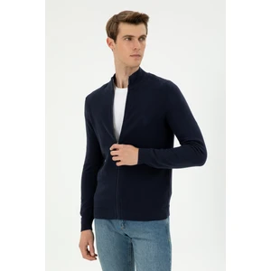 U.S. Polo Assn. Erkek Lacivert Hırka (Triko) 50294738-VR033