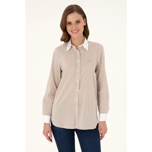 U.S. Polo Assn. Kadın Kum Gömlek Tunik 50297107-VR085