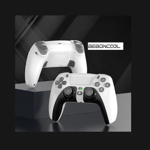 P08 Ps4-Ps3-Nintendo Switch-Pc-Ios Uyumlu Çift Titreşimli Joystick Gamepad Kol Beyaz
