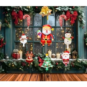 Düvenci Ticaret Noel 9 Lu Set Folyo Balon