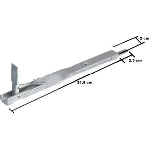 Geylani Yapı Market Alüminyum Gömme Kapı Sürgüsü 21.5 cm x 2 cm