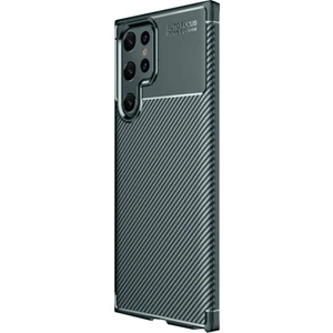 Samsung Galaxy S25 Ultra Kılıf Auto Focus Karbon Fiber Arka Kapak + Ekran Koruyucu