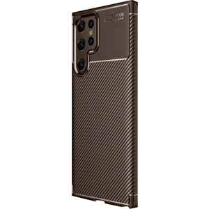 Samsung Galaxy S25 Ultra Kılıf Auto Focus Karbon Fiber Arka Kapak + Ekran Koruyucu