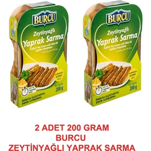 Burcu Zeytinyağlı Yaprak Sarma  200 Gramlık 2 Adet