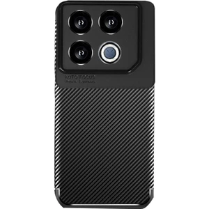 Infinix Gt 20 Pro Kılıf Kamera Korumalı Auto Focus Karbon Fiber Arka Kapak + Ekran Koruyucu