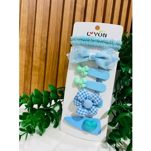 Uras Desing Yeni Kore Model 7 Li Toka Seti Işıltılı Papatyakurdele Lastikli Set