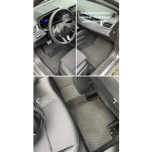 Renault Clio 5 2019 Sonrası Yeni Nesil Eva Oto Paspas Takımı Metal Topukluk-Logo