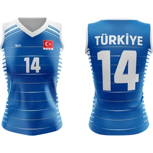 ACR Giyim Voleybol Forması Sultan Model - Kişiye Özel Isim ve Numara Yazılabilir, Dijital Baskı Tasarım Tek Üst