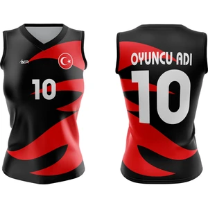 ACR Giyim Voleybol Forması Model 714 - Kişiye Özel Isim ve Numara Yazılabilir, Dijital Baskı Tasarım Tek Üst