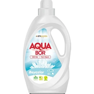 Aquabor Çamaşır Deterajnı Beyazlar İçin Sıvı Deterjan 2.15 L 33 Yıkama