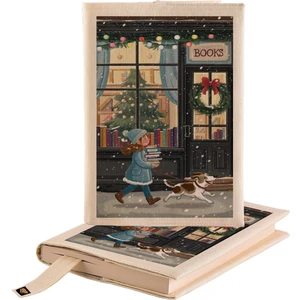 Kitap Kılıfı Kitap Ayracı Book Cover Yeni Yıl Yılbaşı Christmas