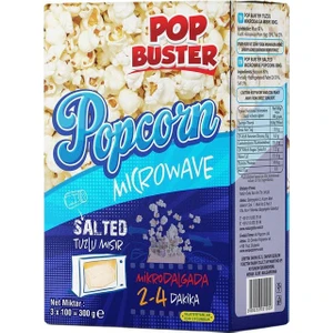 Pop Buster Tuzlu Mikrodalga Mısır 300 G