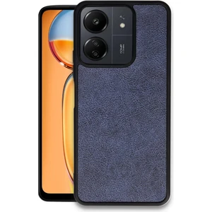 Xiaomi Poco C65 Uyumlu Kılıf Deri 3D Kamera Korumalı Tpu Ince Elden Kaymaz Lüx Kapak