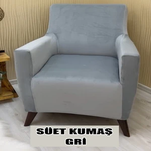 GL Home Süet Detaylı Angora Kumaş Tekli Koltuk & Berjer Koltuk Kılıfı