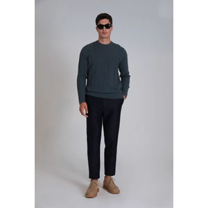 Bert Spor Erkek Chino Pantolon Slim Fit Koyu Gri