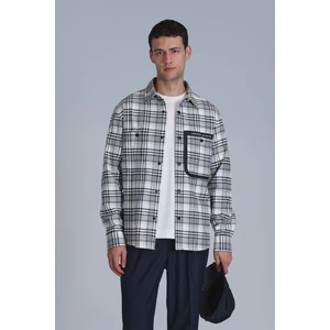 Hard Erkek Basic Gömlek Slim Fit Lacivert