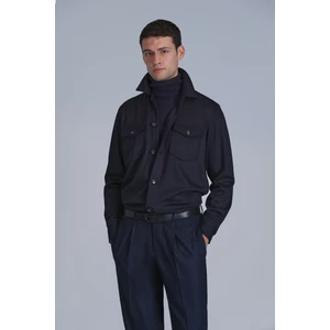 Cameron Erkek Basic Gömlek Slim Fit Lacivert