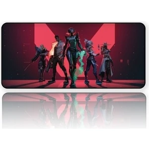Kasırga Valorant 6 Oyuncu Mouse Pad 70X30 cm Kaymaz Dikişli