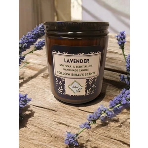 Soya Wax Lavanta Kokulu Doğal Mum 250ml 450gr
