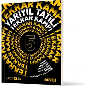 Hız Yayınları (Sınıf: 5) Yarıyıl Tatili Tekrar Kampı Tüm Dersler