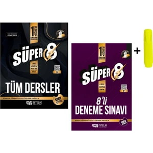 Nitelik Yayınları (Sınıf: 8)  Lgs 1. Dönem 8 'li Deneme Sınavı Soru Bankası Seti