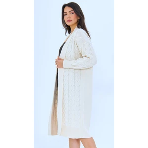 Kışlık Kadın Uzun Oversize Triko Hırka – Şık ve Konforlu Tasarım