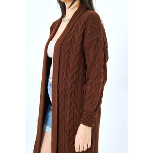 Kışlık Kadın Uzun Oversize Triko Hırka – Şık ve Konforlu Tasarım
