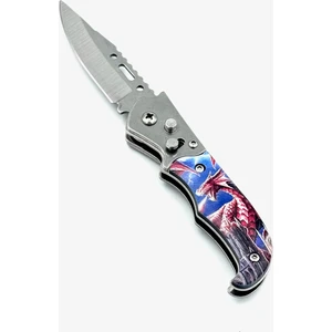 Nokta Outdoor Kamp Mini Çakı 16 cm Düğmeli Tamamen Metal Kasa