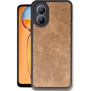 Oppo A38 Uyumlu Kılıf Deri 3D Kamera Korumalı Tpu Ince Elden Kaymaz Lüx Kapak