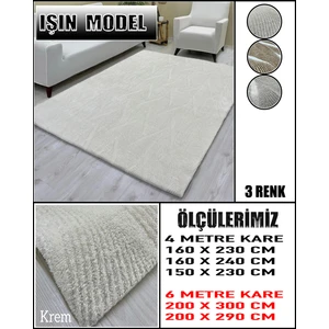 GL Home Işın Model Welsoft Lastikli Halı Örtüsü