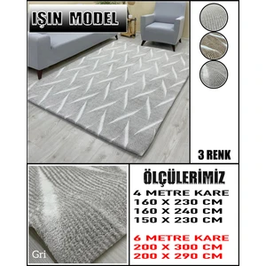 GL Home Işın Model Welsoft Lastikli Halı Örtüsü