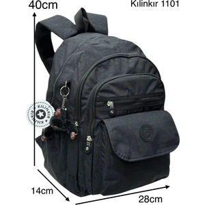 Suya Dayanıklı Klinkır Kumaş Çok Bölmeli Okul Günlük Kullanıma Uygun Sırt Çantası