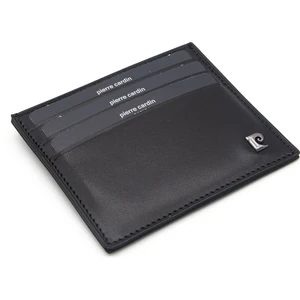 Pierre Cardin Siyah Deri Unisex Kredi Kartlık 042