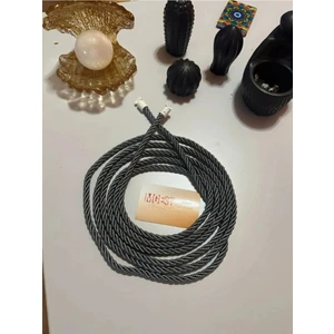 Mge Store Fon Perde Kruvaze Bağlama Halatı Kordonu Aparatı 2 Adet X 3 Metre