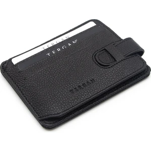 Siyah Deri Unisex Kredi Kartlık 01533U9G