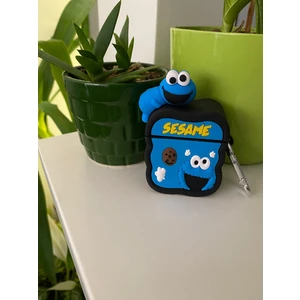 1/2. Nesil Uyumlu Koruyucu Bluetooth Kulaklık Kılıfı Sesame Figürlü