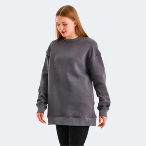 VADIM Kadın Oversize Sweatshirt Koyu Gri