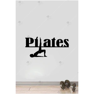 Emach Dizayn Pilates Duvar Dekor Hediyelik Eşya Ahşap Plates Tablo