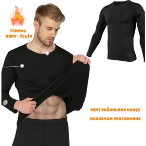 Seburam Erkek Termal Içlik Üst Uzun Kollu Termal Atlet Erkek Iç Giyim