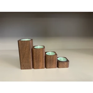 Göltürk Ahşap Doğal Ahşap Tealight Mumluk