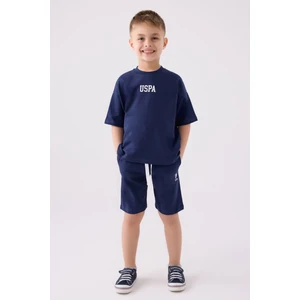 U.S. Polo Assn. Erkek Çocuk Bermuda Takım Koyu Indigo