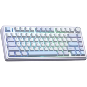 F75 Mekanik Rgb Tkl Nimbus V3 Switch Kablosuz Makrolu Hot Swap Klavye Buz Mavisi