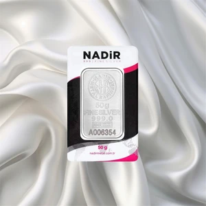 LEVA GOLD 50 gr Nadir Gümüş Külçe