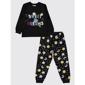 Civil Girls Kız Çocuk Pijama Takımı 10-13 Yaş Siyah
