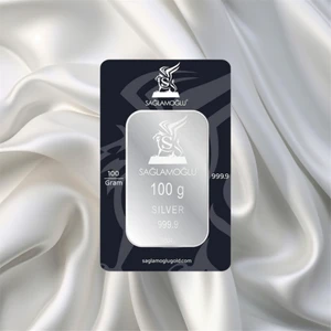 LEVA GOLD 100 gr Sağlamoğlu Gümüş Külçe
